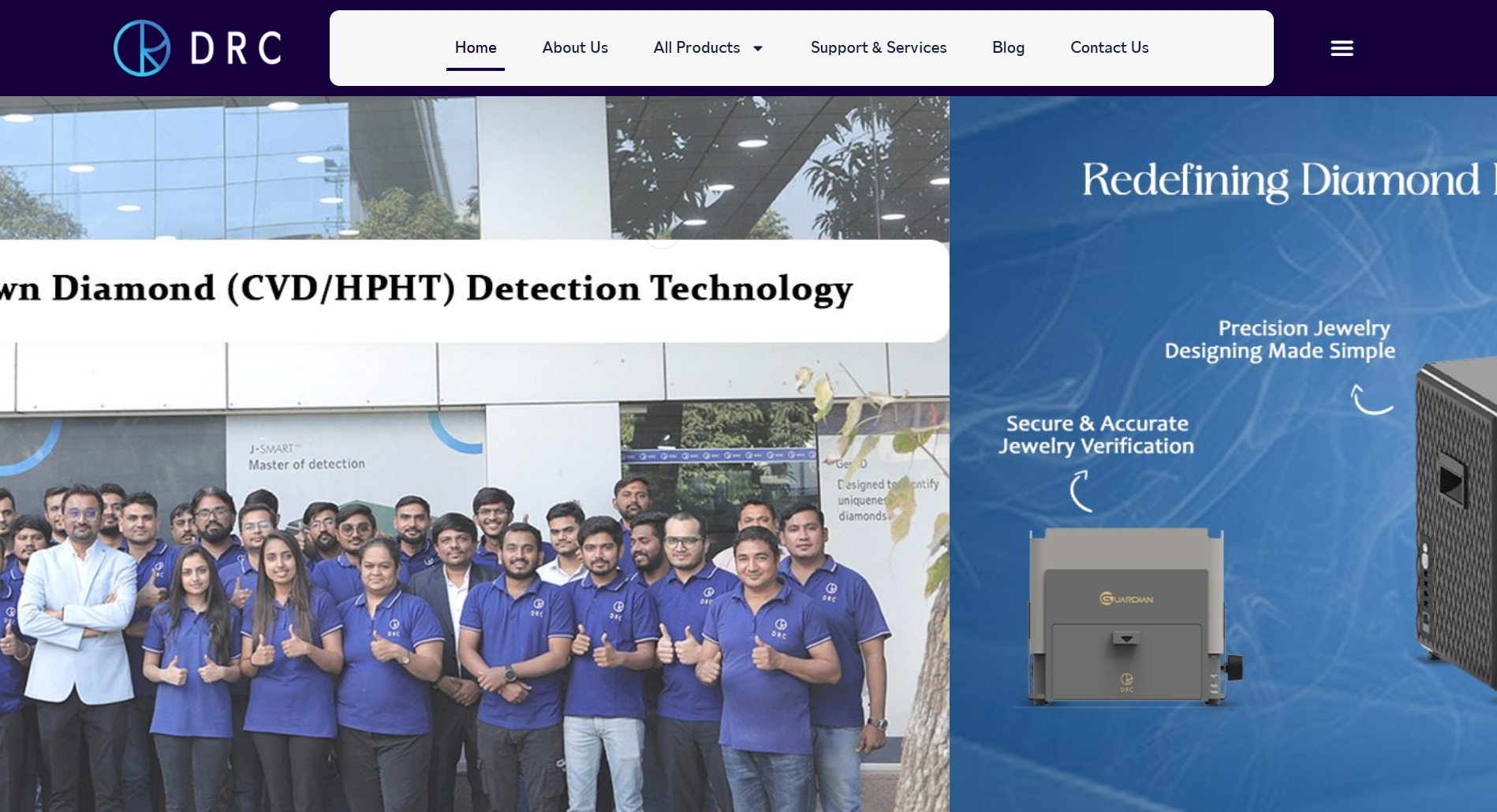 DRC India Website Project