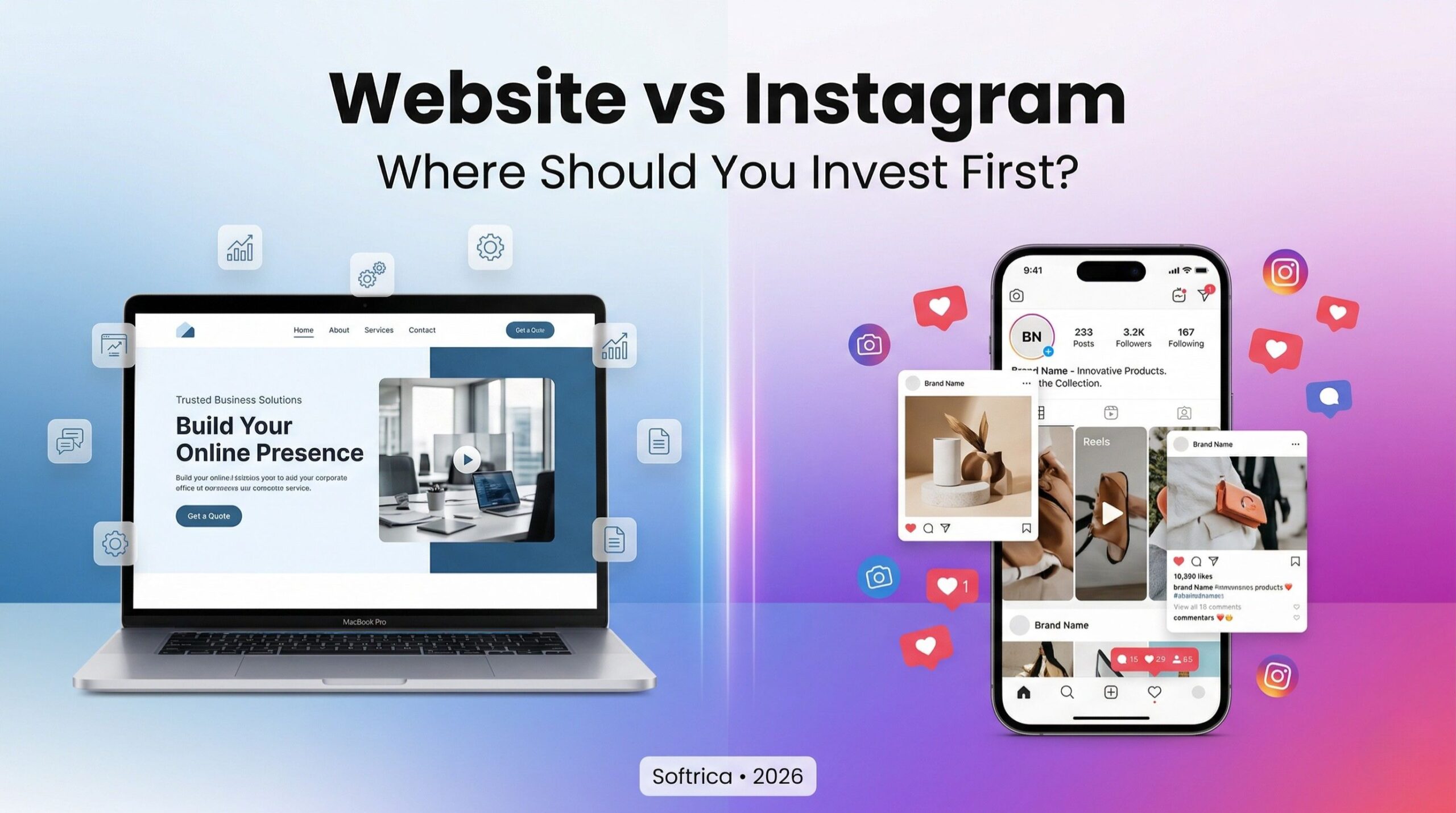 Website or Instagram First? Best Choice for Surat Businesses
