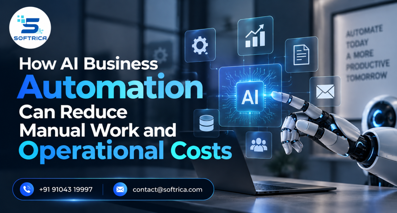 AI business automation for reducing manual work and operational costs
